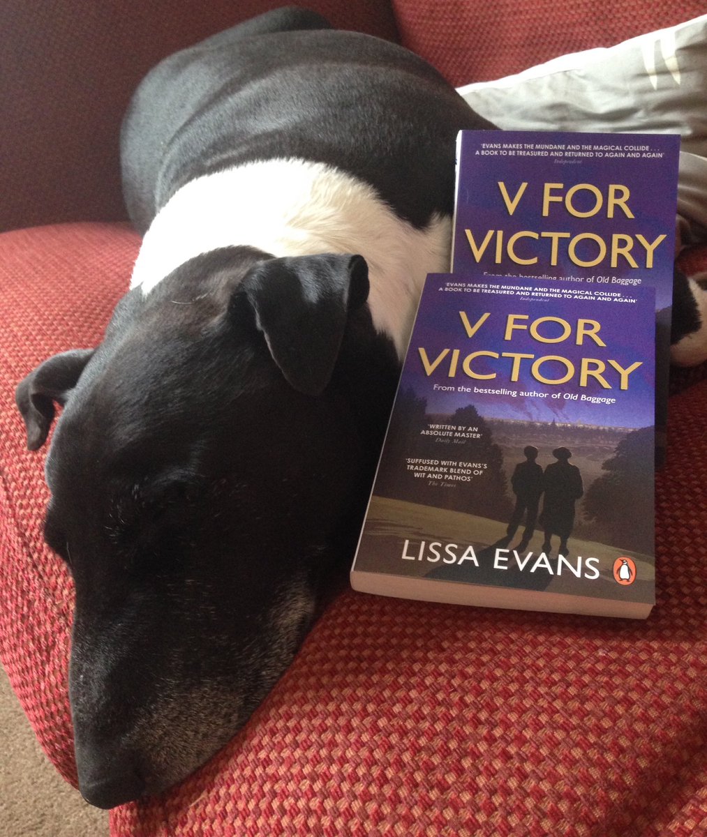 'V for Victory' is out in paperback on June 24th and Watson is pantingly keen to give away two signed copies. RT before 8pm and he'll choose a couple of random winners. 
Warning: copies may smell a bit doggy.