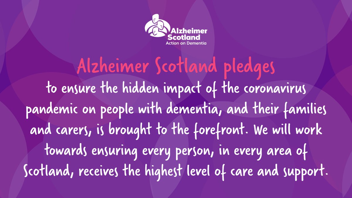 It's #DementiaAwareness Week 💜

This week is our annual opportunity to raise awareness of our work and encourage people to support us. However, this year we want to reflect on the devastating impact coronavirus has had on the dementia community and we want to make a commitment.