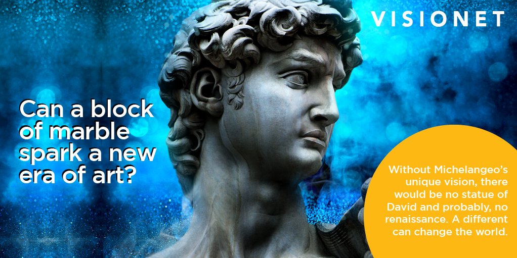 VisionetBFSI's tweet photo. Like Michelangelo we believe, every block of stone has a statue inside it and it is the sculptors task to discover it. Such is our approach to transforming the way the BFSI industry works. Watch this space. #digitalbanking #digitalmortgage #mortgagelending
https://t.co/VZpgO6qGAY https://t.co/w7cAaQ1HdS