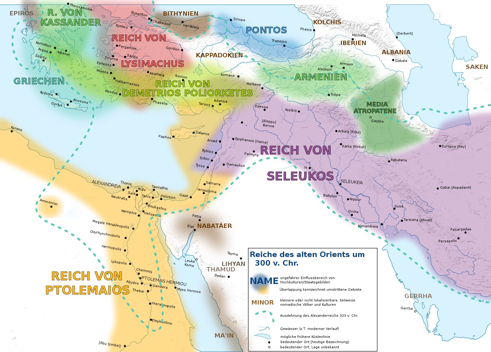 Hellenistic Empire Map
