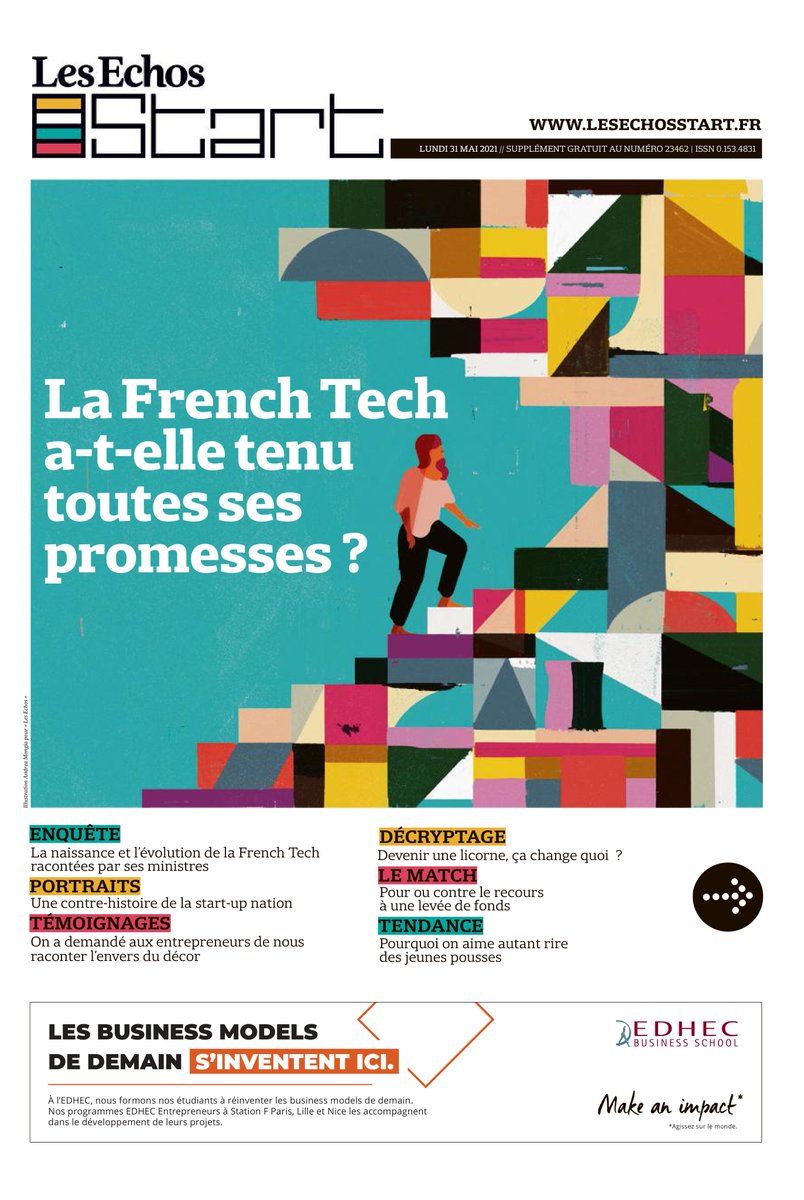 Julia Lemarchand (@julialemarchand) on Twitter photo ⚠ Dossier spécial #FrenchTech de 12 pages ce jour avec <a href="/LesEchos/">Les Echos</a> Et qui mieux que les 4 ministres successivement en charge du #numérique pour raconter son #histoire ses #réussites ses #échecs
<a href="/fleurpellerin/">Fleur Pellerin</a> <a href="/axellelemaire/">Axelle Lemaire</a> <a href="/mounir/">Mounir Mahjoubi</a> <a href="/cedric_o/">Cédric O</a>
mis en perspective par <a href="/wg_camille/">Camille Wong</a> ⚠ Dossier spécial #FrenchTech de 12 pages ce jour avec <a href="/LesEchos/">Les Echos</a> Et qui mieux que les 4 ministres successivement en charge du #numérique pour raconter son #histoire ses #réussites ses #échecs
<a href="/fleurpellerin/">Fleur Pellerin</a> <a href="/axellelemaire/">Axelle Lemaire</a> <a href="/mounir/">Mounir Mahjoubi</a> <a href="/cedric_o/">Cédric O</a>
mis en perspective par <a href="/wg_camille/">Camille Wong</a>