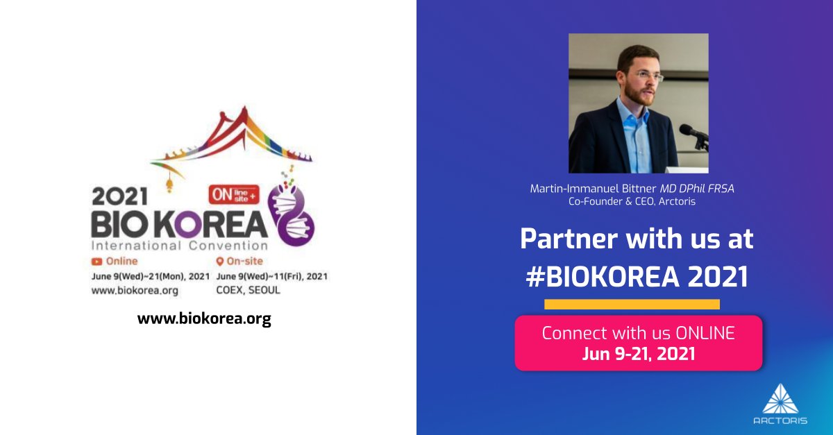 Looking for a partner to accelerate your #drugdiscovery research? 

Our #uautomated platform & team of exceptional drug hunters can help you achieve that goal! 

Connect with our CEO, Martin Bittner at #BIOKOREA next week to learn more. 
biokorea.org/index.asp