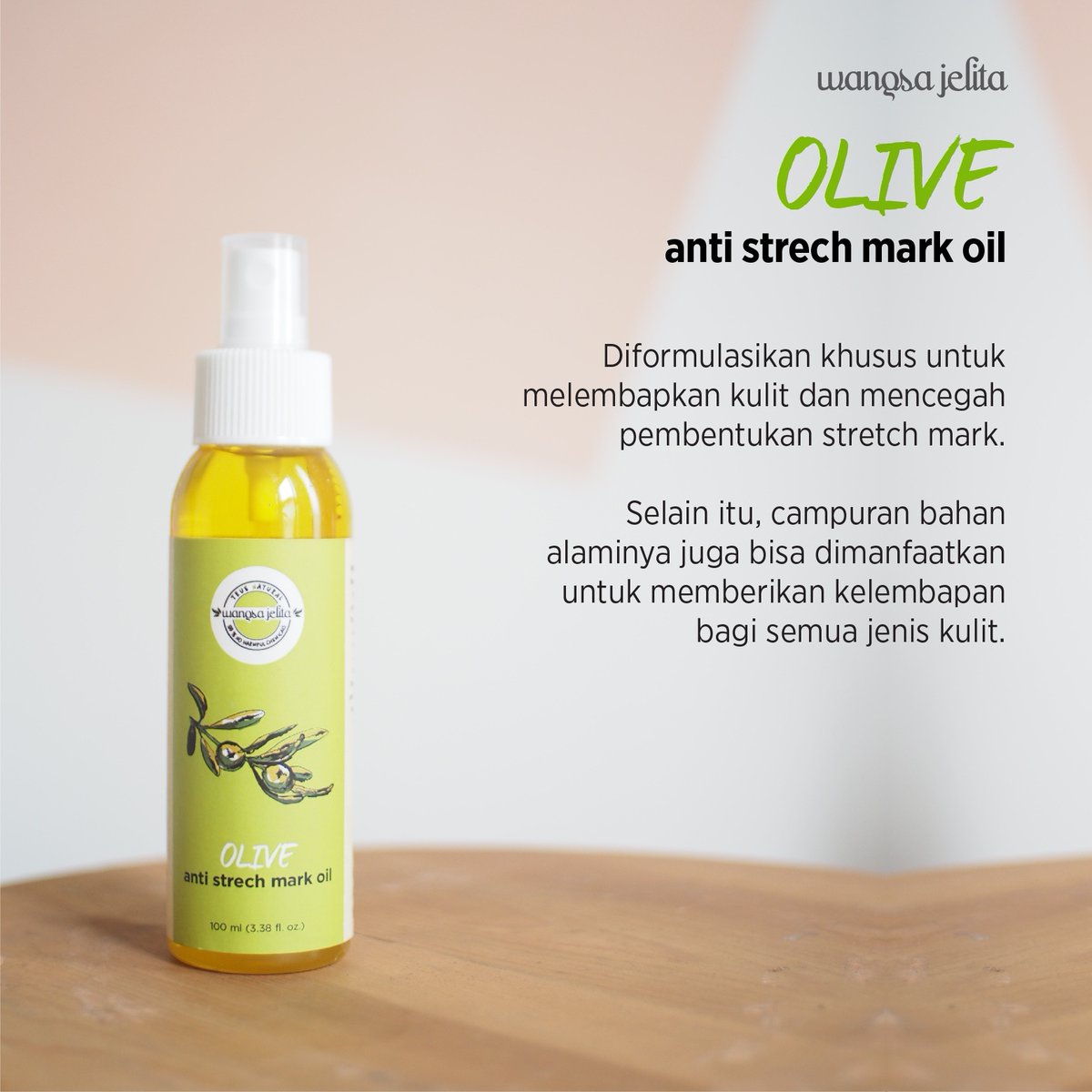 Salah satu produk paling favorit di #WangsaJelita. 😍 Jangan lupa oles setiap setelah mandi dan sebelum tidur yaaa! 💚

#PromotingWellBeing
100% #NoHarmfulChemicals