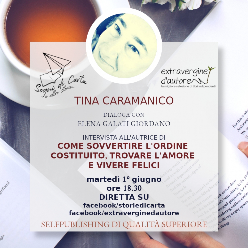 extrautore's tweet photo. Domani è il turno di Tina Caramanico per il nostro appuntatimo con Me and MySelf. Non perdetelo! https://t.co/9E8iw7P4qB