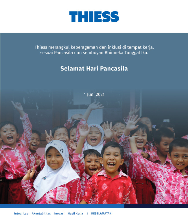 Pancasila merangkul perbedaan menjadi kekayaan, merajut keberagaman menjadi keindahan dan menyatukannya.
.
Mari rayakan keberagaman dan inklusi (Diversity &amp; Inclusion) di lingkungan sekitar kita. 
.
Selamat Hari Lahir Pancasila, 1 Juni 2021.