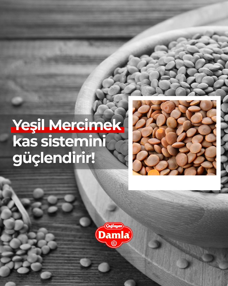 Yeşil mercimek, içerdiği yüksek protein ile kas sisteminizin güçlenmesine yardımcı olur.

#DamlaBakliyat #MutfağınızınDostu #SeninLezzetin #BaşkaBirYol #GüvenilirLezzet #DamlanınLezzetleri #fit #sağlıklı #sağlık #sagliklibeslenme #n11 #trendyol #hepsiburada