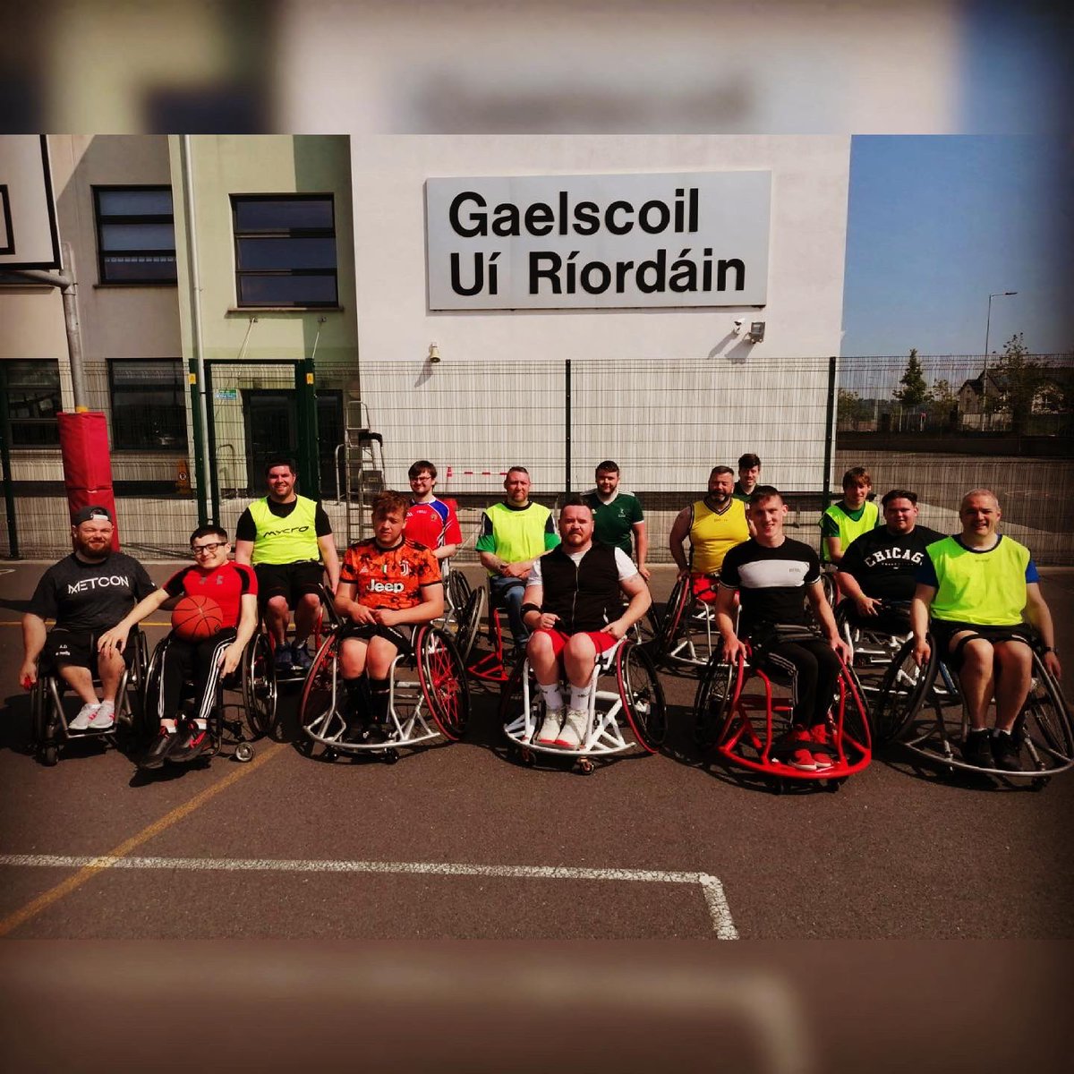 Rebel Wheelers Multi-Sport Club (@rebelwheelers) on Twitter photo When the weather’s this good, it’s only right we take things outside 🌞😎 big welcome to our two new members, Paidi and Neil as well.
This is our 4th basketball session back and we can’t thank <a href="/GSUiRiordain/">Gaelscoil Uí Ríordáin</a> enough for accommodating us
#Cork #Basketball #WheelchairBasketball When the weather’s this good, it’s only right we take things outside 🌞😎 big welcome to our two new members, Paidi and Neil as well.
This is our 4th basketball session back and we can’t thank <a href="/GSUiRiordain/">Gaelscoil Uí Ríordáin</a> enough for accommodating us
#Cork #Basketball #WheelchairBasketball