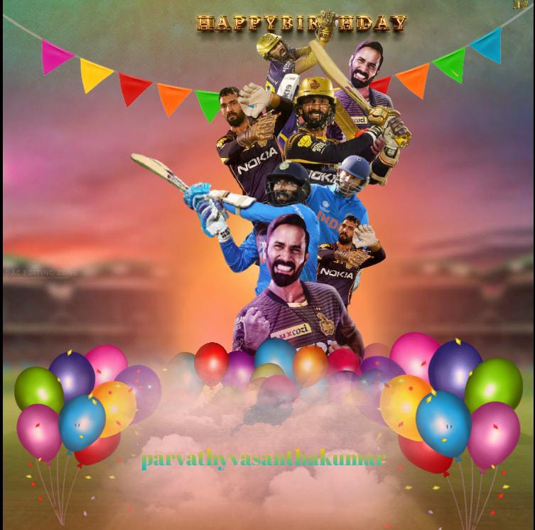 Happy Birthday Dinesh Karthik 
