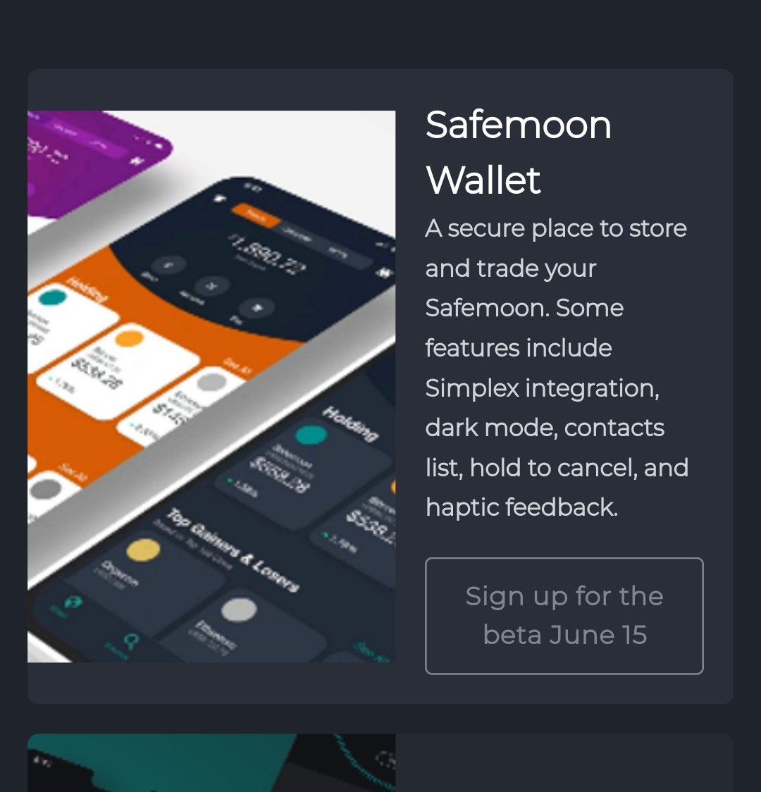 Are you ready to sign up for beta testing #SAFEMOON wallet !