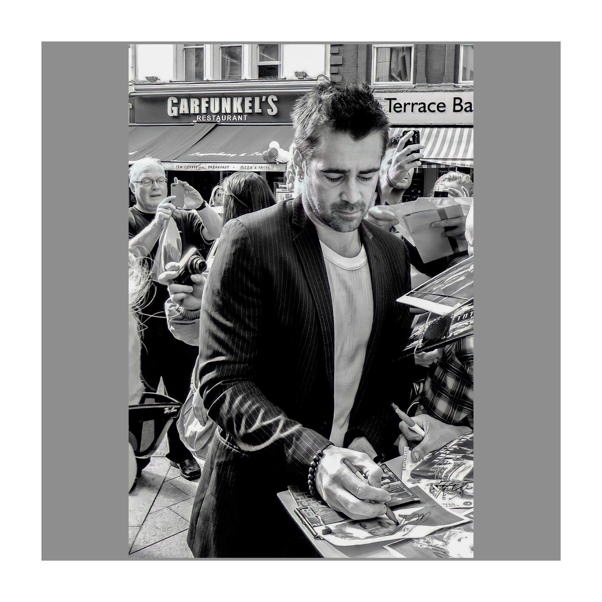 Happy Birthday to Colin Farrell photographed here outside in 2012 
