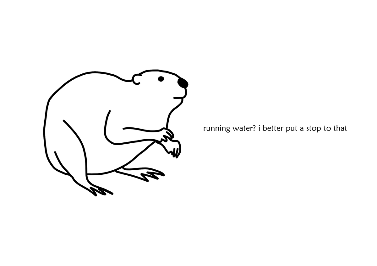 baddrawnanimals's tweet photo. beaver https://t.co/yqruvqAQYO