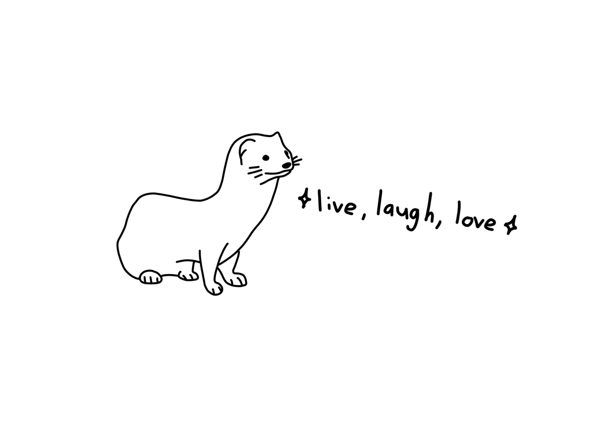 baddrawnanimals's tweet photo. weasal https://t.co/lz3vNVBe67