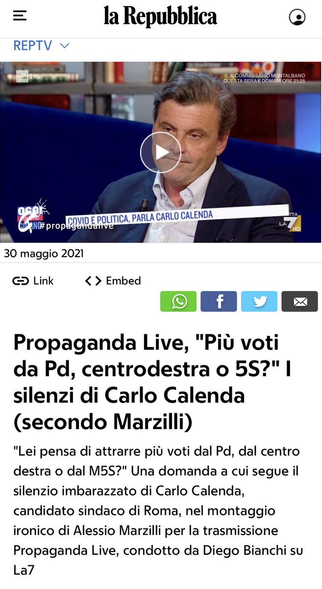 Carlo Calenda tweet media