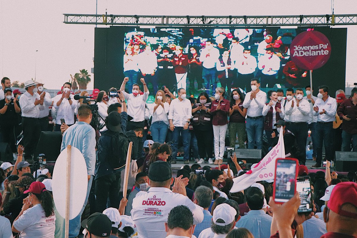 JuanMGonzalezA's tweet photo. Hermosillo ya eligió !!! este 6 de junio @AlfonsoDurazo @CelidaLopezc y toda la formula van a encabezar la transformación de nuestra capital y de Sonora !!!
#DurazoGobernador #UnSonoraParaTodos https://t.co/creQjv1drB