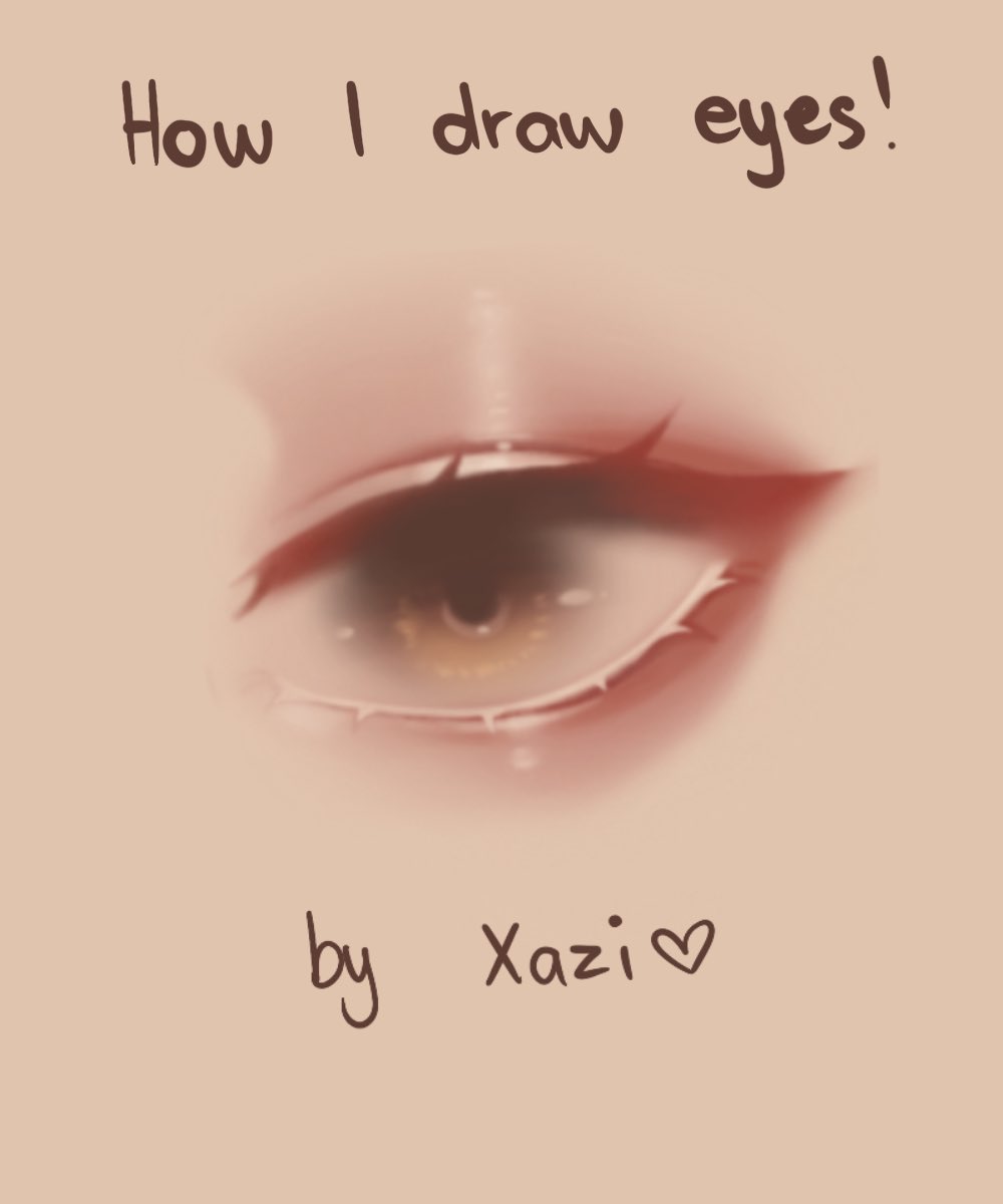 xazi____'s tweet image. A tutorial on how I draw eyes thread🧡
If you tried it, tag me :o 
#arttutorial #artph #tutorialart