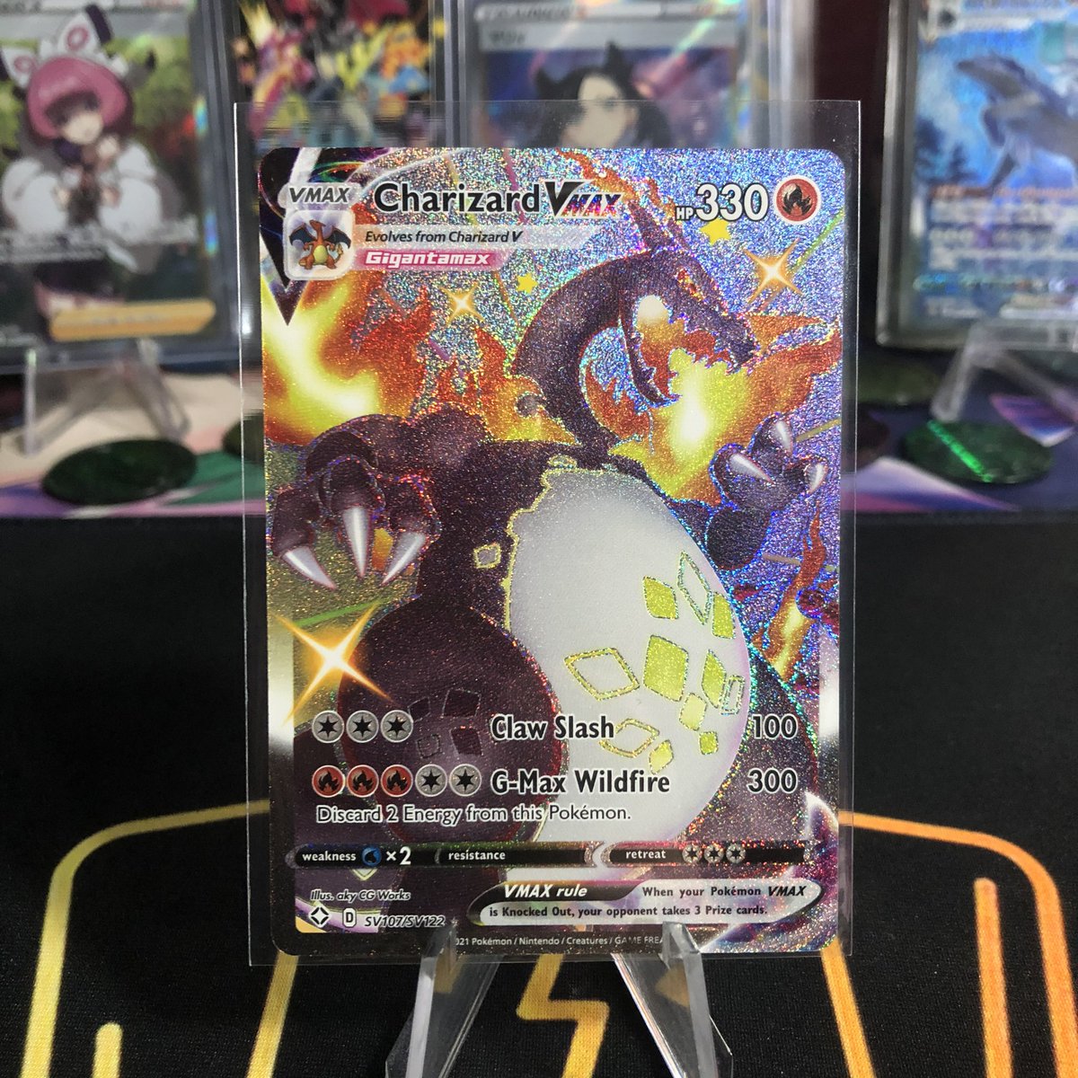 GilbertGolf_'s tweet image. Still absolutely amazed this happened tonight... #pokemon #shiningfates #charizardvmax