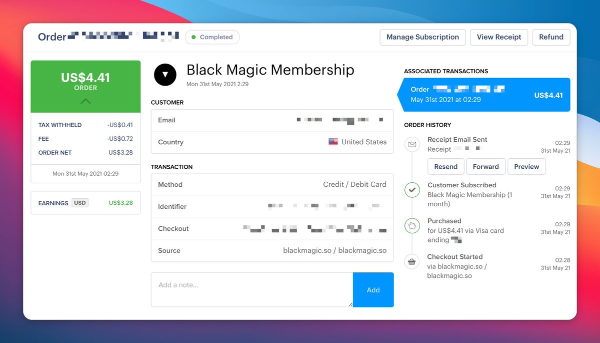 tdinh_me's tweet image. OMG OMG OMG

Black Magic has the FIRST PAYING MEMBER!!!

That&apos;s $4 MRR, YESSSSS

Thank you so much, random Twitter user! Black Magic won&apos;t disappoint you!

💥💥💥