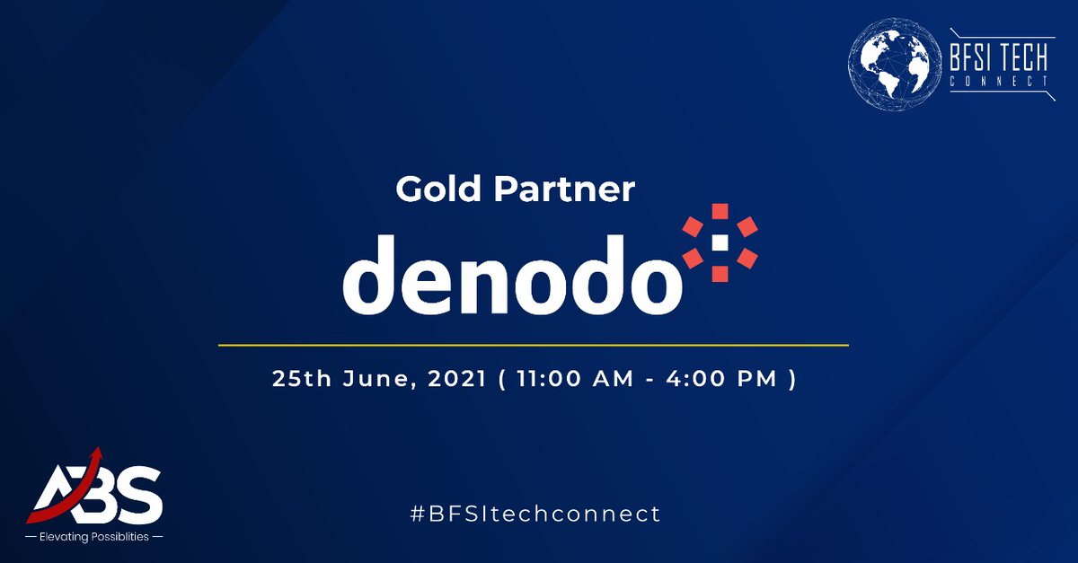 augmentrac's tweet photo. We are pleased to welcome Denodo as a #Goldpartner at #bfsitechconnect . Join the informative event by registering at https://t.co/kcqbnRfBqV
#dataandanalytics #datavirtualization #denodo #technology #bankingtechnology #insurancetechnology #mutualfunds #wealthmanagement #nbfcs https://t.co/iFdcVA4dlE