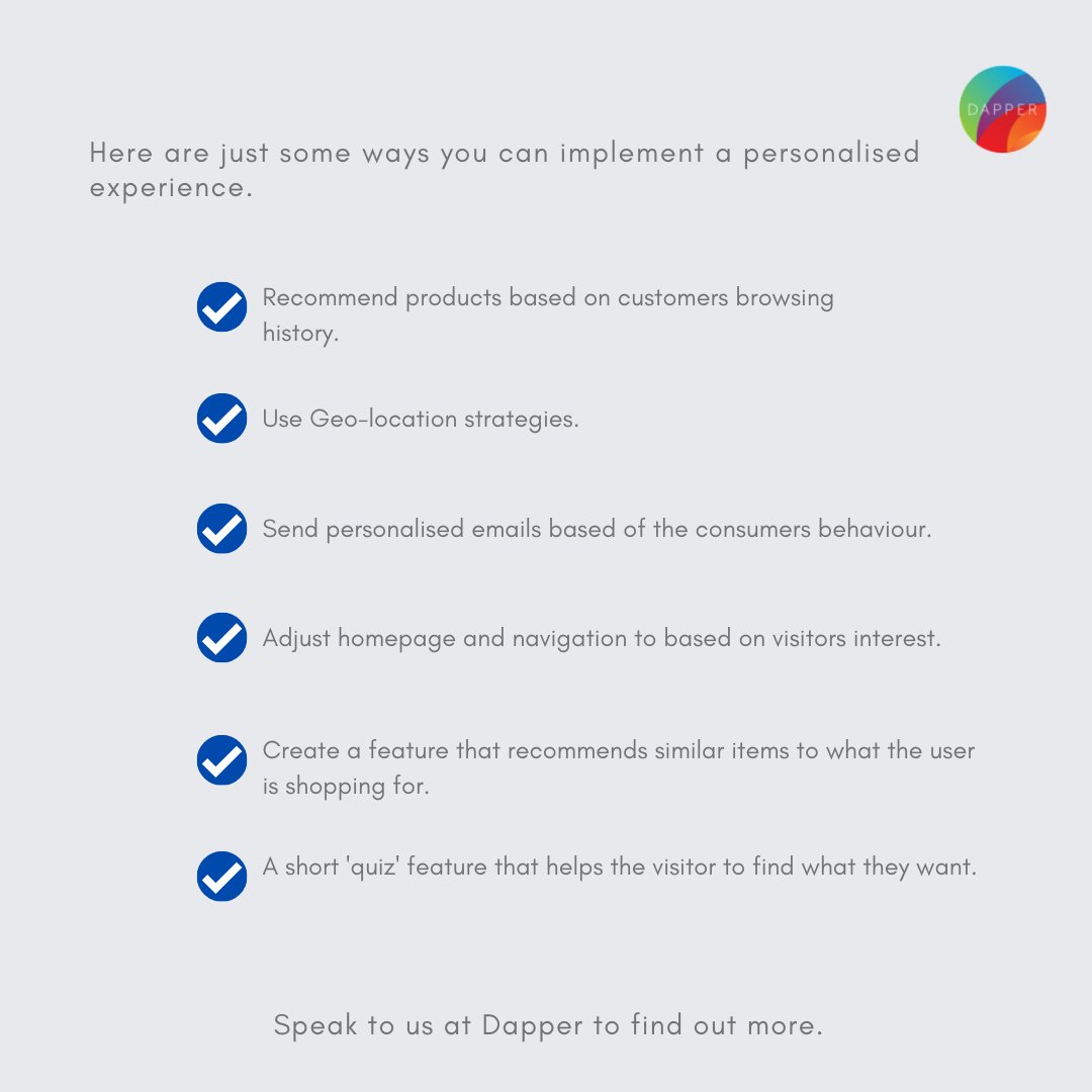 dapper_apps's tweet image. This week we are talking about creating a personalised eCommerce store. This strategy is a good way to make sure it's easy, quick and convenient for users to make a purchase.
Credit:
Monetate
Epsilon
Forrester