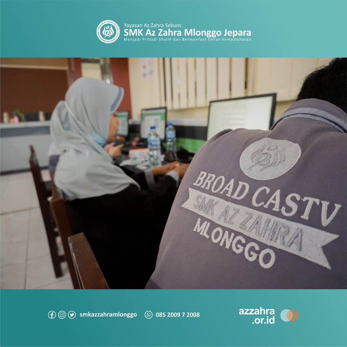 ppazzahra's tweet photo. Ujian Kompetensi Keahlian Produksi dan Siaran Program Televisi
Tema ujian: Iklan Layanan Masyarakat
Penguji: @KompasTV Semarang https://t.co/C5oywy8eRW