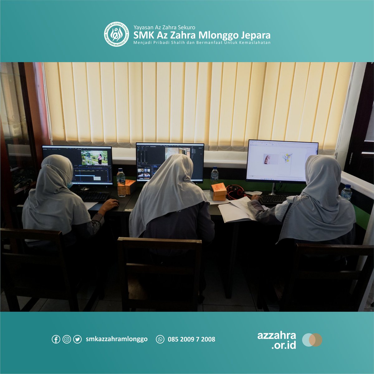 ppazzahra's tweet photo. Ujian Kompetensi Keahlian Produksi dan Siaran Program Televisi
Tema ujian: Iklan Layanan Masyarakat
Penguji: @KompasTV Semarang https://t.co/C5oywy8eRW