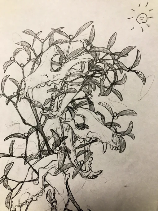 ちょっと昔の切り絵の下絵です
ケルベロスとヤドリギ、龍(る)、アオジタトカゲ、ふたご座とかに座 