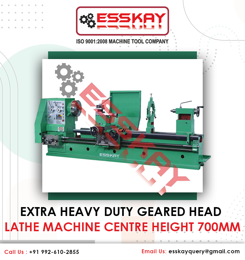 esskayindore's tweet image. Extra Heavy Duty Geared Head #LatheMachine Centre Height-700mm
✒️ Flame Hardened Bedways
✒️ Centre Height: 700mm
✒️ Spindle Bore: 125mm
✒️ Bed Width : 760mm
🏷️ Suitable For Metric and Inch Thread
esskaymachinesindia.com/extra-heavy-du…
9926102855
#heavydutylathemachine #shapingmachine #mumbai