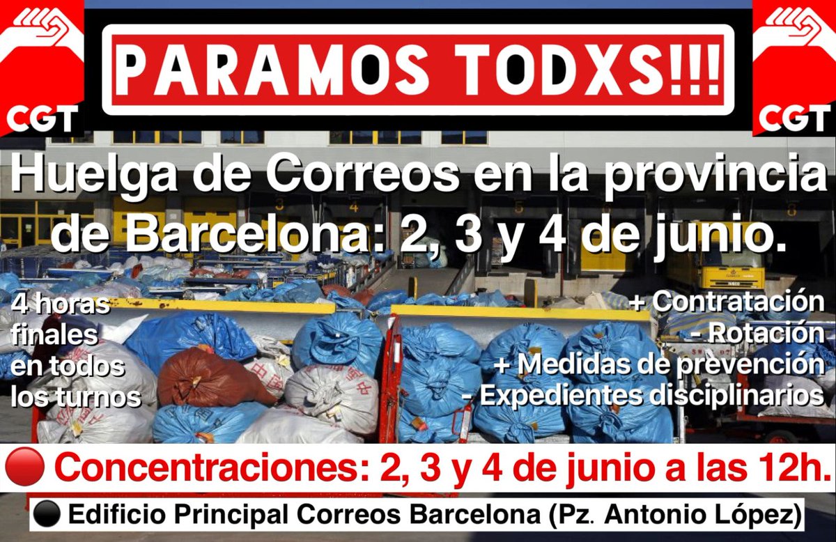 CGT BarcelonⒶ tweet media