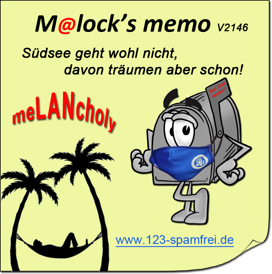 1stCodes's tweet photo. Still meLANcholy? Hallo, es ist Montagmorgen! Zeit zum aufstehen, Träume ade.
@Spam_X_
#SpamX #AntiSpam #NoSpam #Scam #Spamfilter #Cybersecurity #Cyberdefense #ITSecurity #ITSicherheit #infosec #itsec @netzpalaver
#SpamBlocker #Spamless
@be_logo_agency
https://t.co/8jtarUP0TZ https://t.co/SWpxEIz8B2