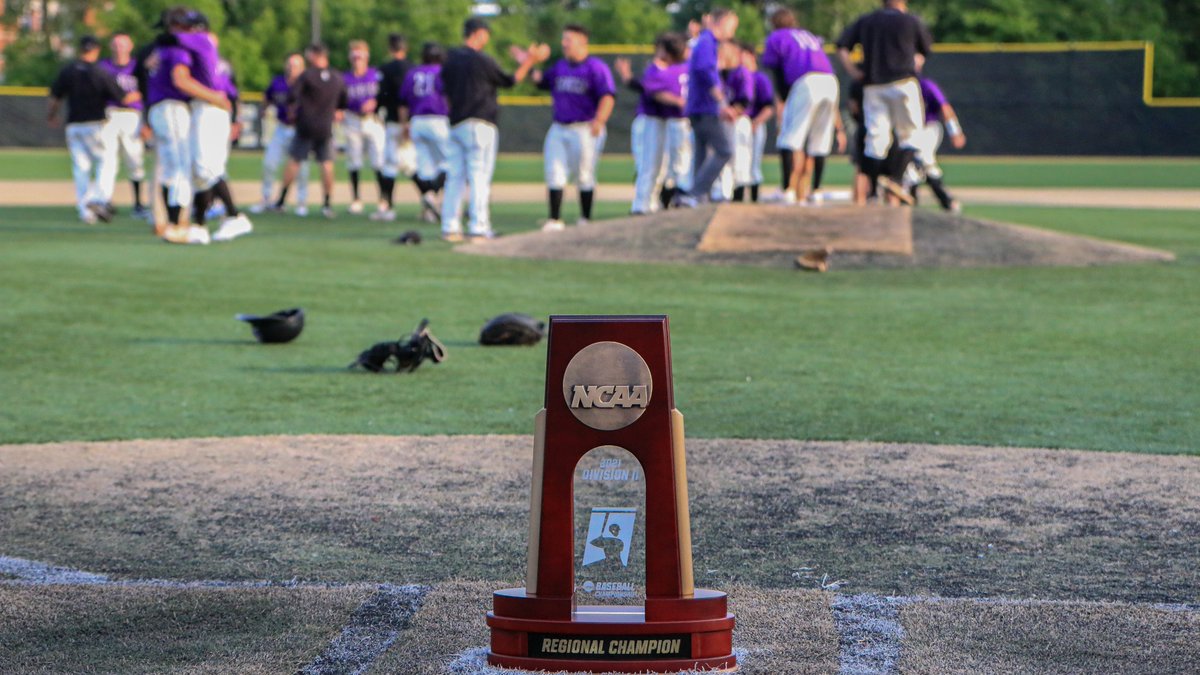 tnusports's tweet photo. Not everyone gets this trophy ... one of eight each year ... we hear there is one more trophy ... who is going to Carolina with us?
#PurpleReigns https://t.co/8xEzfQ1o1x