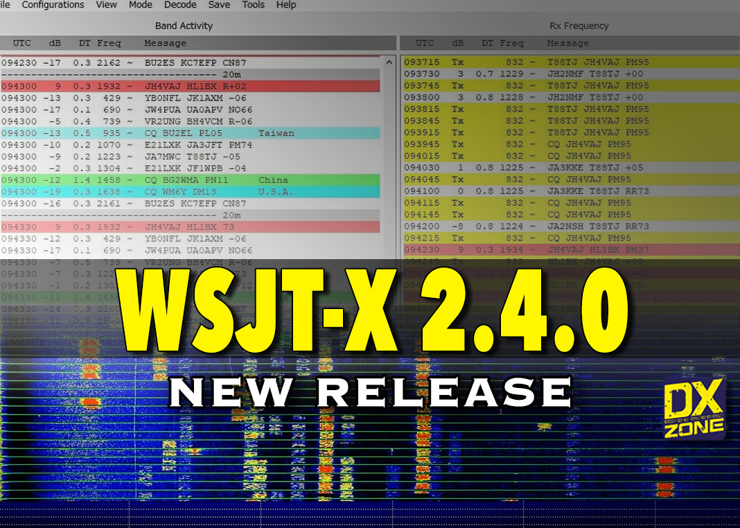 LASELKI's tweet photo. WSJT-X 2.4.0 new version available to download https://t.co/9l6q81hwcd https://t.co/fg628ExPbX