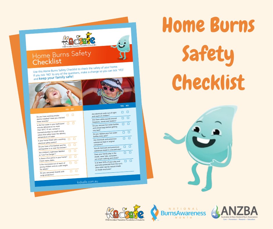 auskidsafe's tweet photo. Is your home ‘burns safe’? 🏡 Have a look at our handy home burns safety checklist to make sure you are prepped to prevent burns and scalds! ✔

https://t.co/PnIDoQvrGN https://t.co/Bjp9Mnj0yA