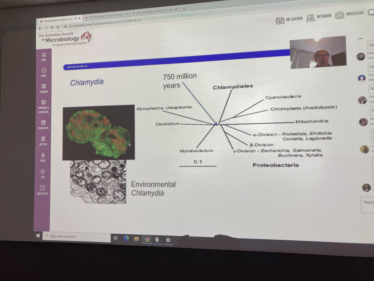 MartinaJelocnik's tweet image. Always great talk on fascinating #chlamydia from our @ithreeinst #Chlamydians @willaonthego #2021ASM