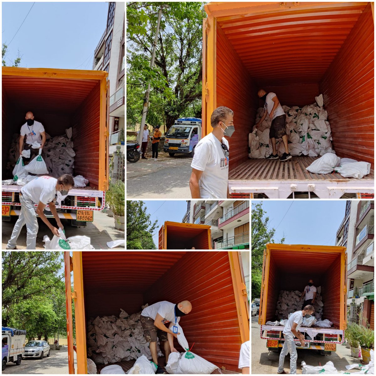 AnchalSharma85's tweet photo. Team "MOH" is all set to distribute ration kits to 250 migrant families in gurgaon slums....thank you all for supporting us ๐
#nonprofit #foodforeveryone #humanity #takeonestep #givingbacktosociety #support #volunteering #secondwaveofcovid19 #covid19india @josam https://t.co/tToHUDk2zS