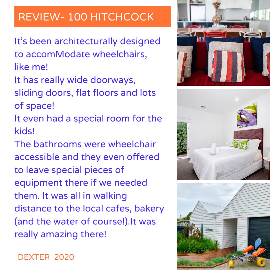 Holiday & short term accommodation, Barwon Heads. Includes Hoist, Commode wheelchair, electric hi-lo hospital bed. A beach wheelchair to also use during your stay. bit.ly/3hEOtpv #accessible #accessibledestinations #♿