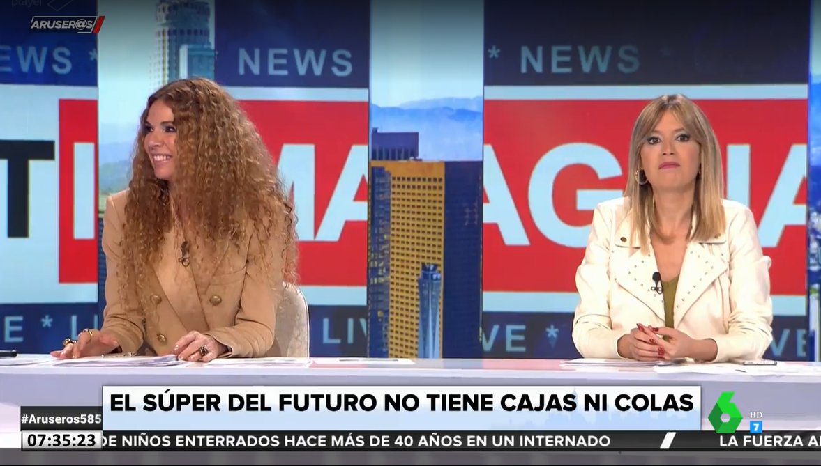 AruserosLaSexta's tweet photo. 🔴 Llega el supermercado del futuro. ¡Adiós a las colas y las cajas! 👉https://t.co/1ou7K8sKk9 #Aruseros585 https://t.co/RJ8FYO4Mpc