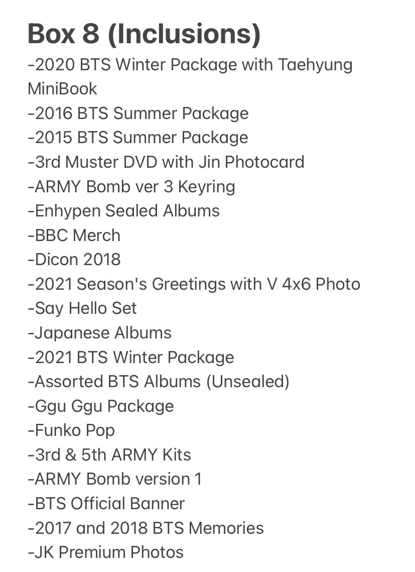 hadulset_shop's tweet photo. Hello 2! 3! Shoppers and Renters!π
Box 8 are now full and will be shipped-out within the week. Kindly refer to the photo below for the item/s included on Box 8(consol's list). Please be advised that we will confirm again once dumating yung box sa address ko.
#HadulsetUpdates https://t.co/h51Usx5LAb