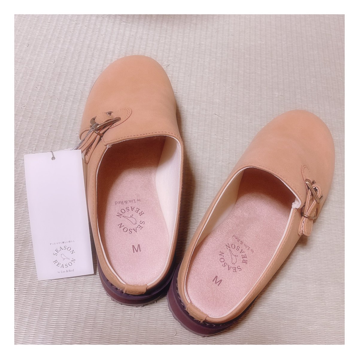 ﾂ ﾕ ﾘ しまむら購入品 Srサイドベルトサボ 濃肌色 これ なんとなく 手に取って 履いてみたら めっっちゃくちゃ フカフカで 履き心地 最高 だったから 即決購入 ੭ W ੭ しまむら Seasonreason T Co Zssj3iiw2q