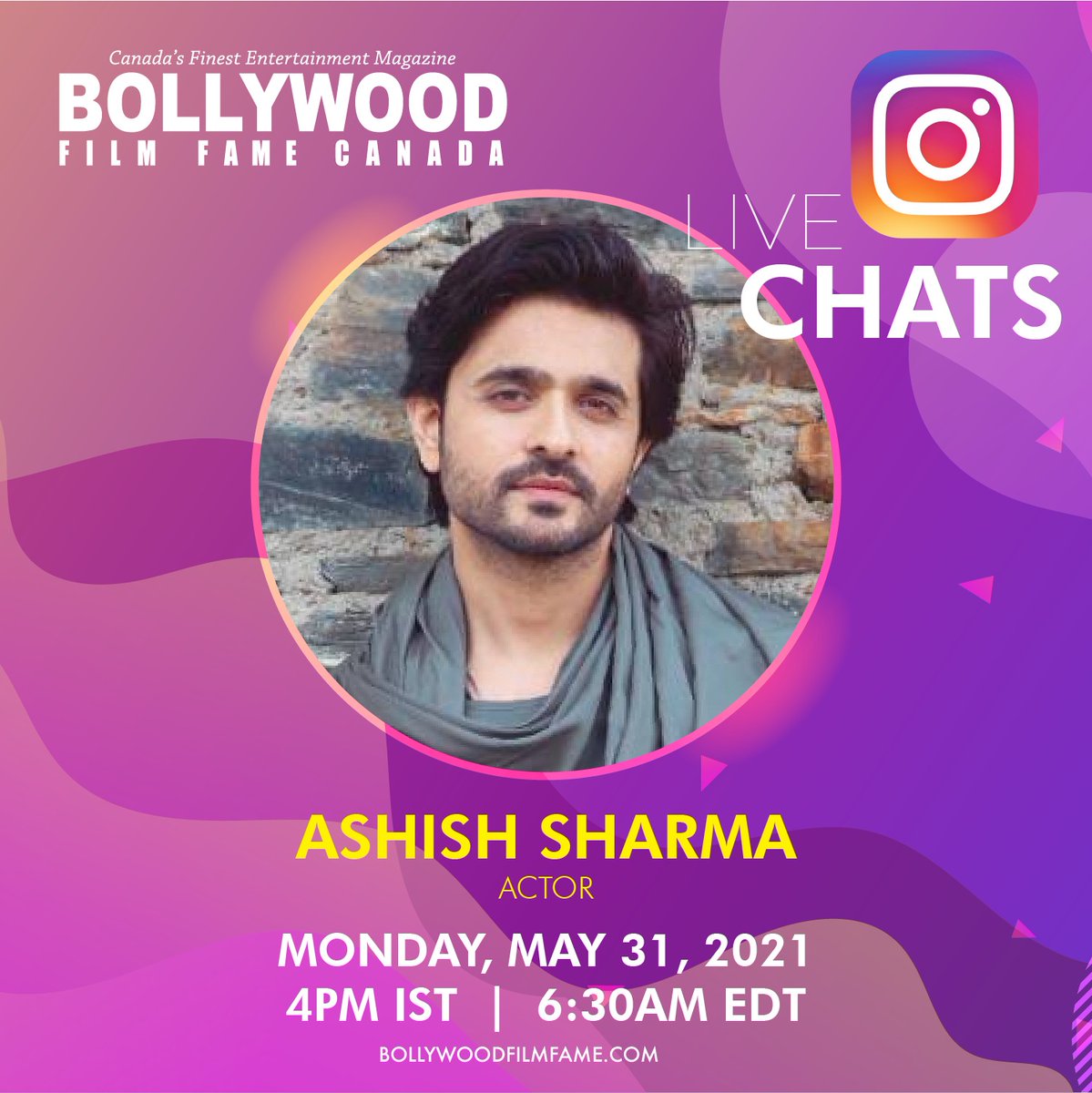 See you today at 4 pm on <a href="/instagram/">Instagram</a> live with #bollywoodfilmfamecanada