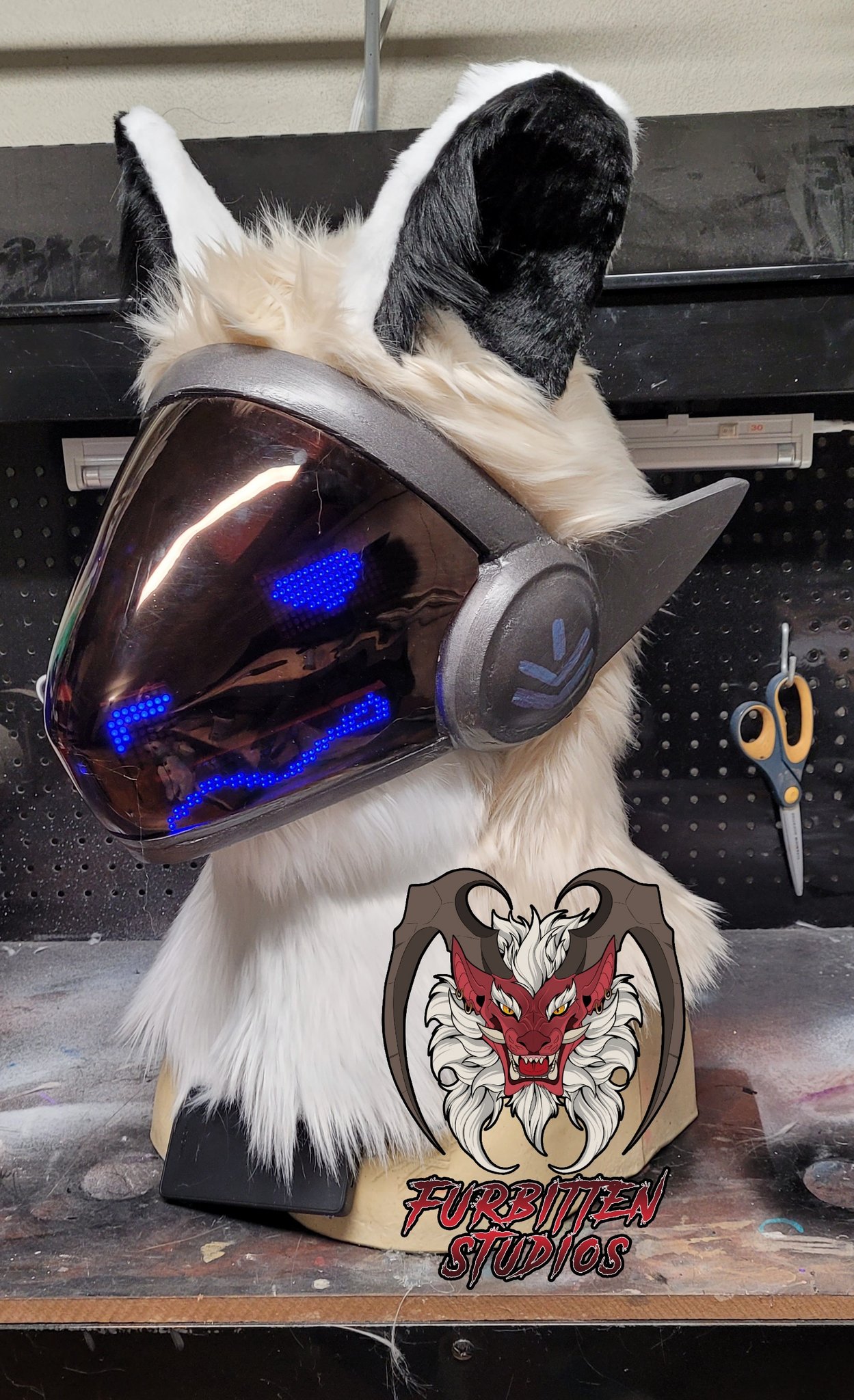 FurBitten Studios on X: #protogen helmet commission nearly