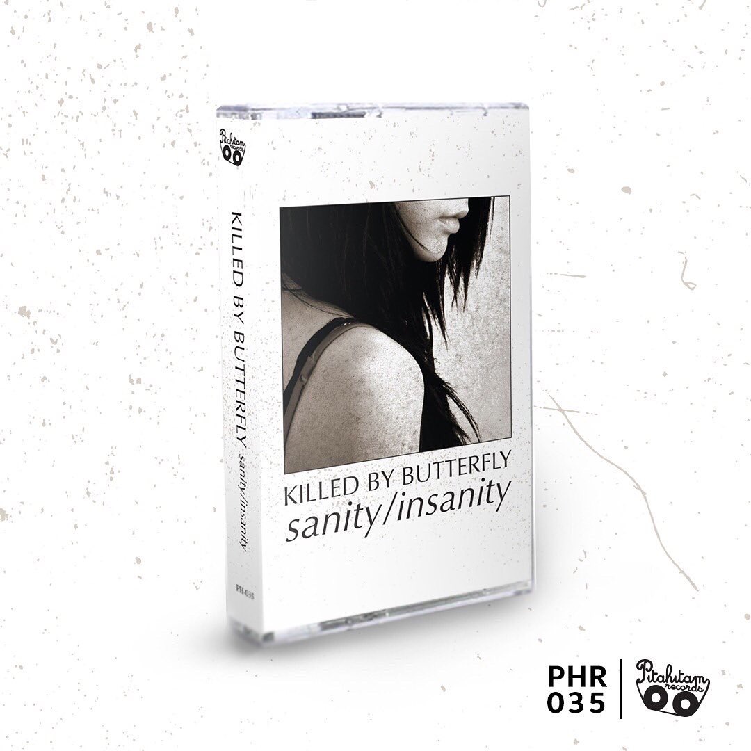 #repost @pitahitam_records • Sanity/insanity - <a href="/killedofficial/">Killed by butterfly</a> akan tersedia dalam format kaset pita, limited copies.