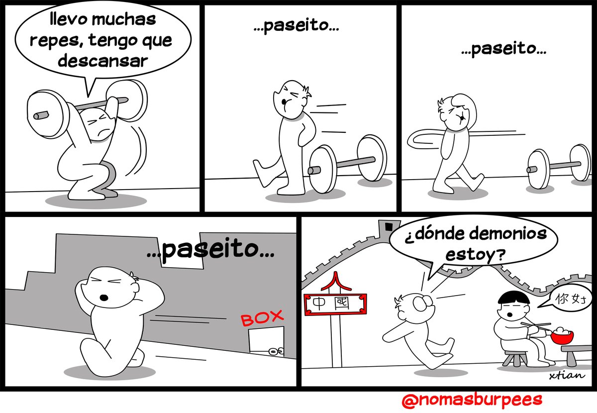 ¿alguien más da paseitos entre repes? #comics #CrossFit