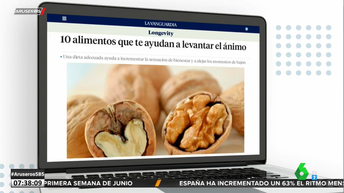 AruserosLaSexta's tweet photo. 🔴Nueces, yogur, chocolate, salmón, atún o huevos son algunos de los productos que te ayudarán a empezar el lunes de mejor humor 👉https://t.co/1ou7K8sKk9 #Aruseros585 https://t.co/HTqIeNWsMQ