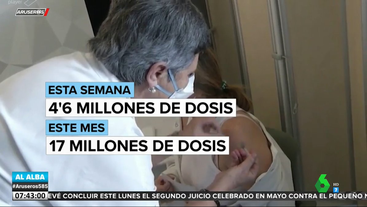 AruserosLaSexta's tweet photo. 🔴 Esta semana llega el cargamento de dosis más alto de toda la campaña de vacunación https://t.co/1ou7K8sKk9 #Aruseros585 https://t.co/KhxjzjhJYC