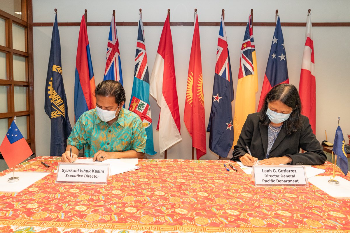 .<a href="/ADB_HQ/">Asian Development Bank</a> and 𝗦𝗮𝗺𝗼𝗮 signed the $8 million grant agreement to help fund the delivery of #COVID19 #vaccines in #Samoa was signed on 31 May. The financing will be used in Samoa by the Systems Strengthening for Effective Coverage of New Vaccines in the Pacific Project.
