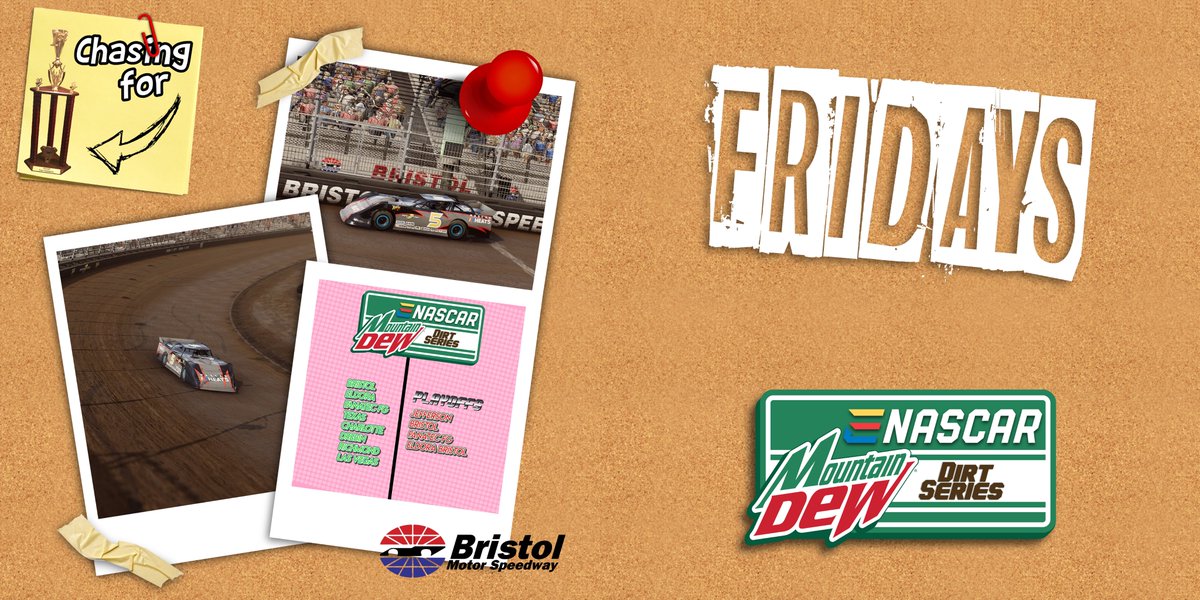 The first round of the MTN Dew Dirt Series at Bristol Motor Speedway starts on Friday! https://t.co/eWtCT9qacA