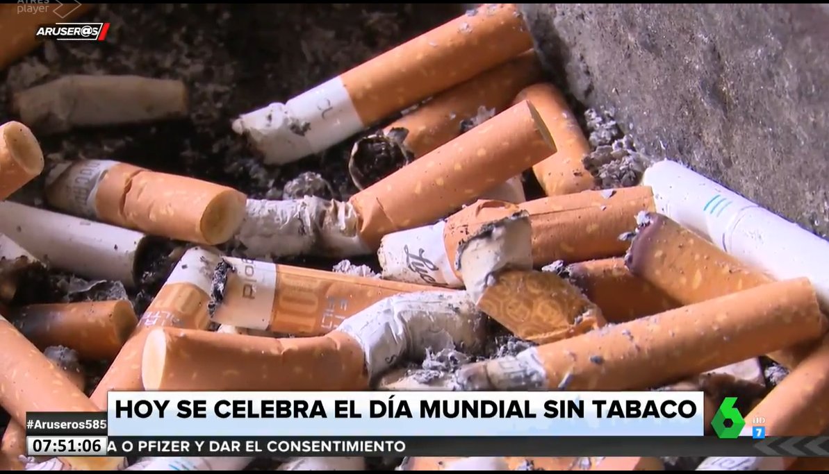 AruserosLaSexta's tweet photo. 🔴 Hoy se celebra el DÍA MUNDIAL sin TABACO 🚭 ¿Has dejado de fumar? ¿Cómo fue tu experiencia? https://t.co/1ou7K8sKk9 #Aruseros585 https://t.co/2pcyHHOO1c