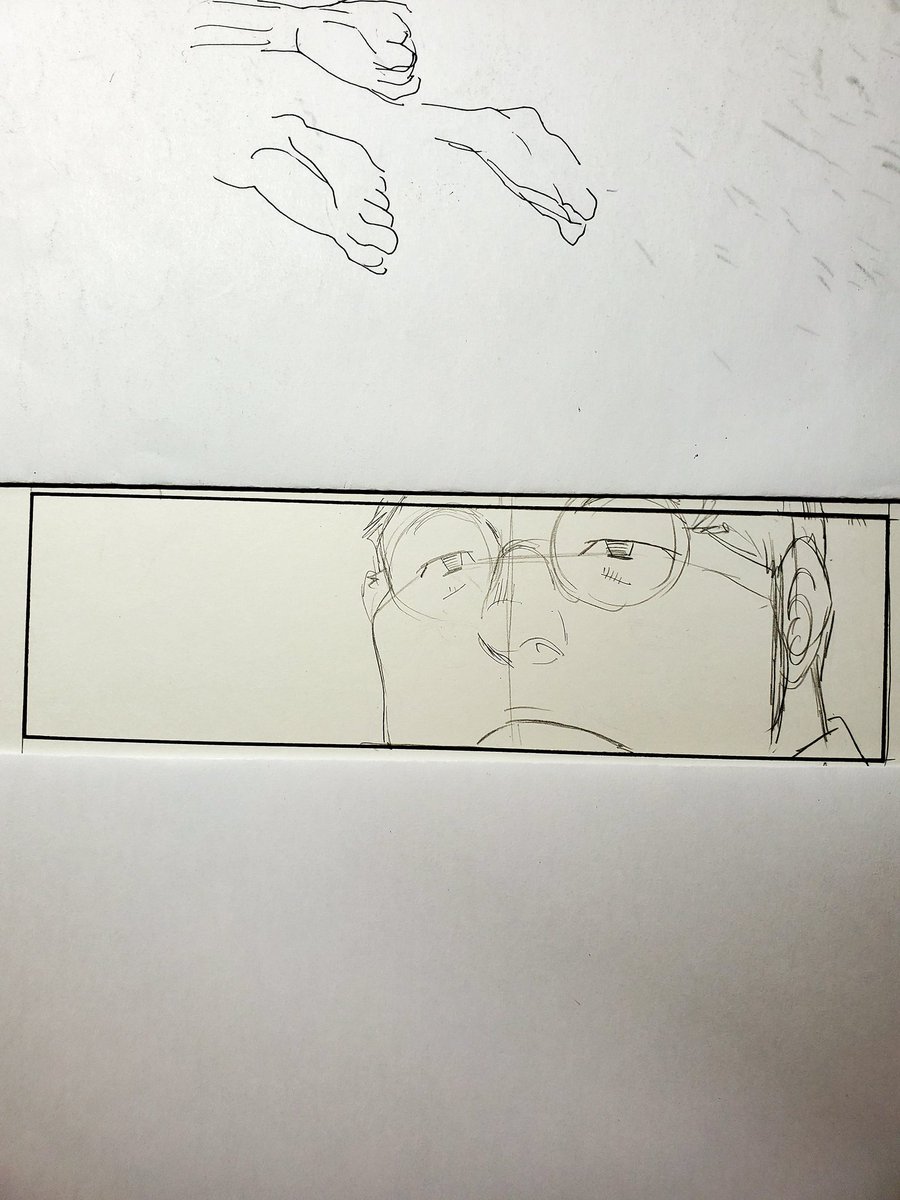 案の定ももと膝がガクガク(>_<)

今日からペン入れ
午前中のラジオをタイムフリーで流してまだ午前中と思い込むスタイル! 