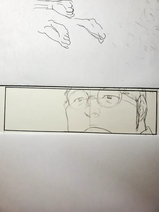 案の定ももと膝がガクガク(>_<)

今日からペン入れ
午前中のラジオをタイムフリーで流してまだ午前中と思い込むスタイル! 