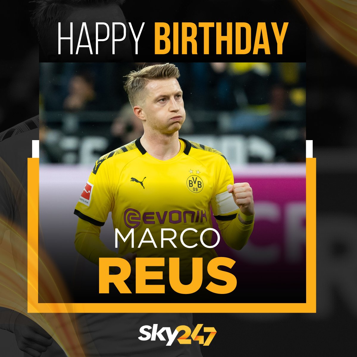 Wishing Marco Reus a very happy birthday.    